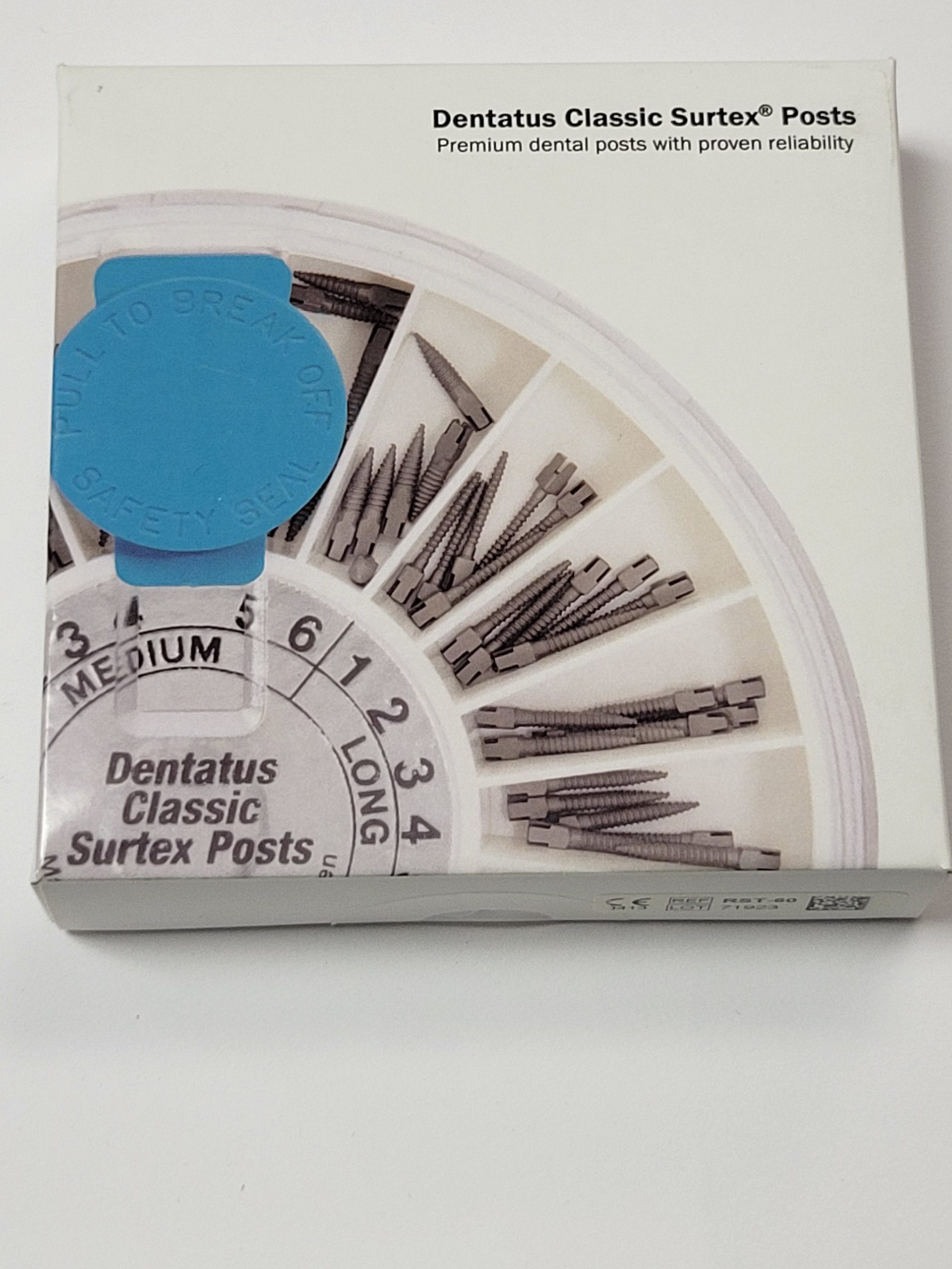 thumbnail interactive-video image 1 of Dentatus RST-L1 Surtex Classic Gold Plated Dental Posts – Long 1 (1.05mm) – Box Of 12 1 of 6