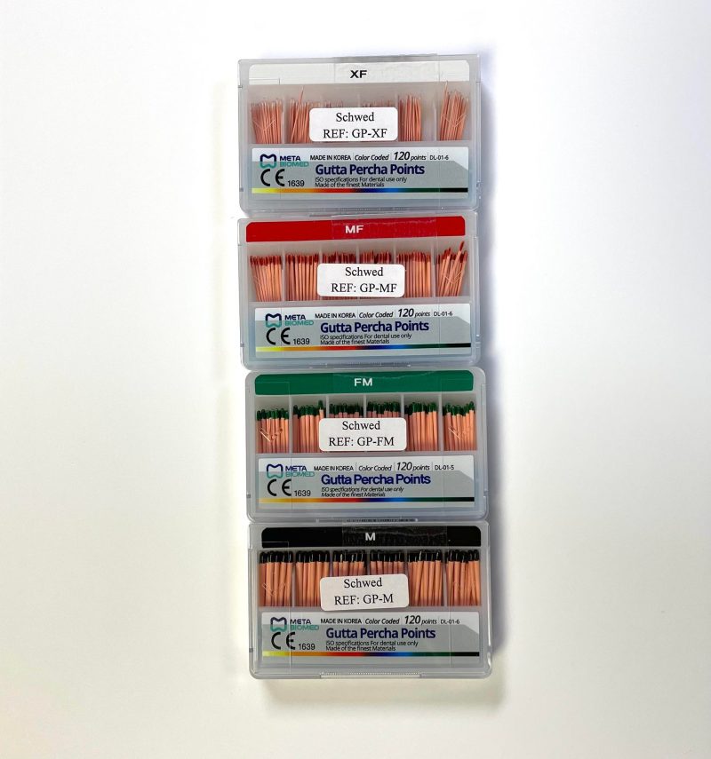 Points En Gutta-percha #35 (taille ISO) - Boîte De 120 Pour Obturation Dentaire